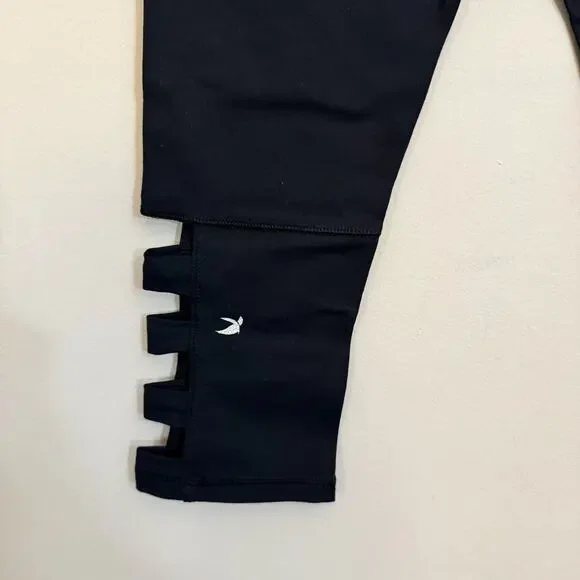 Glyder Cut Out Leggings Black XS NWT - Picture 3 of 6